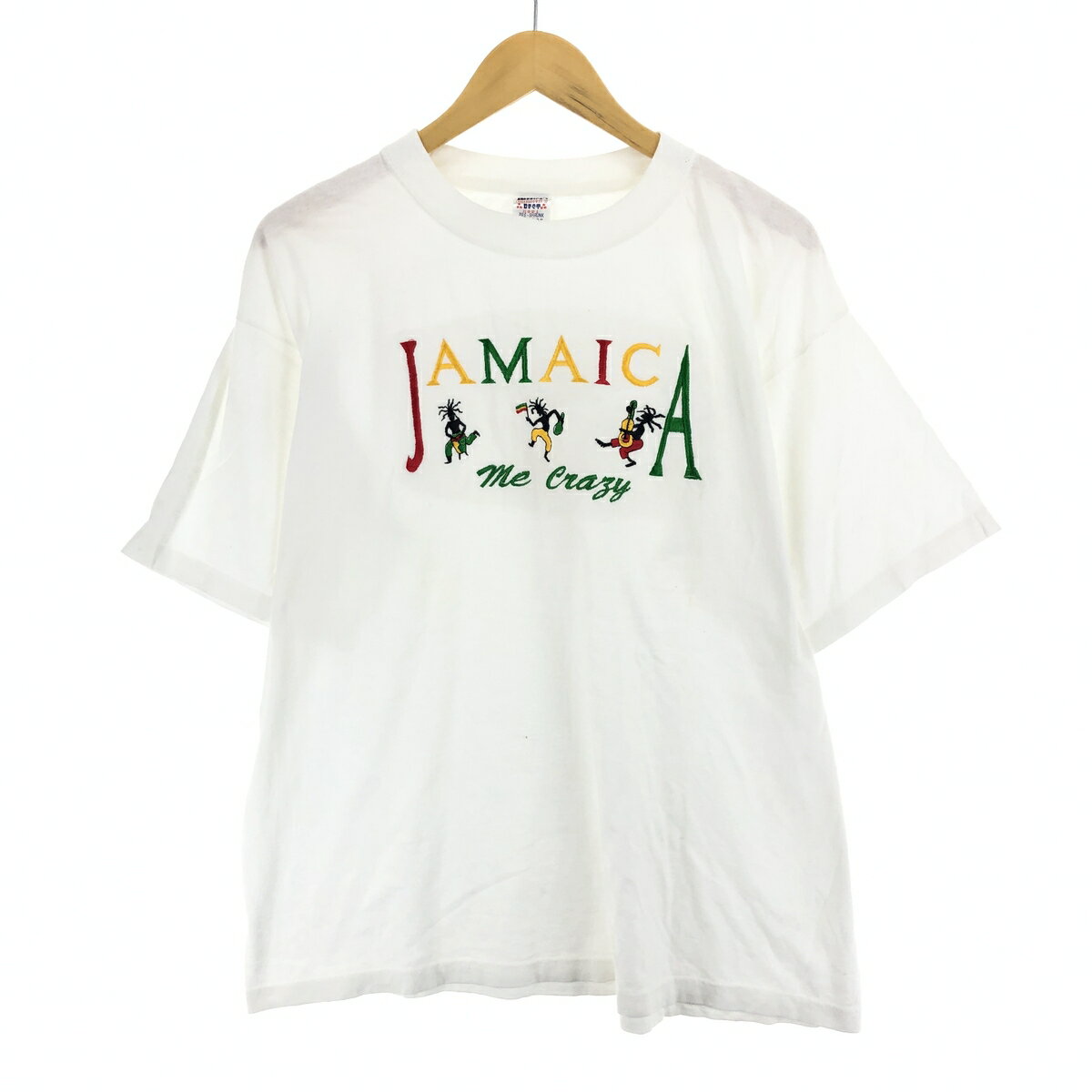 古着 AMERICA’S BEST JAMAICA ジャマイカ 刺繍Tシャツ メンズXXL /eaa432383 【中古】 【240628】 【SS2509_30】
