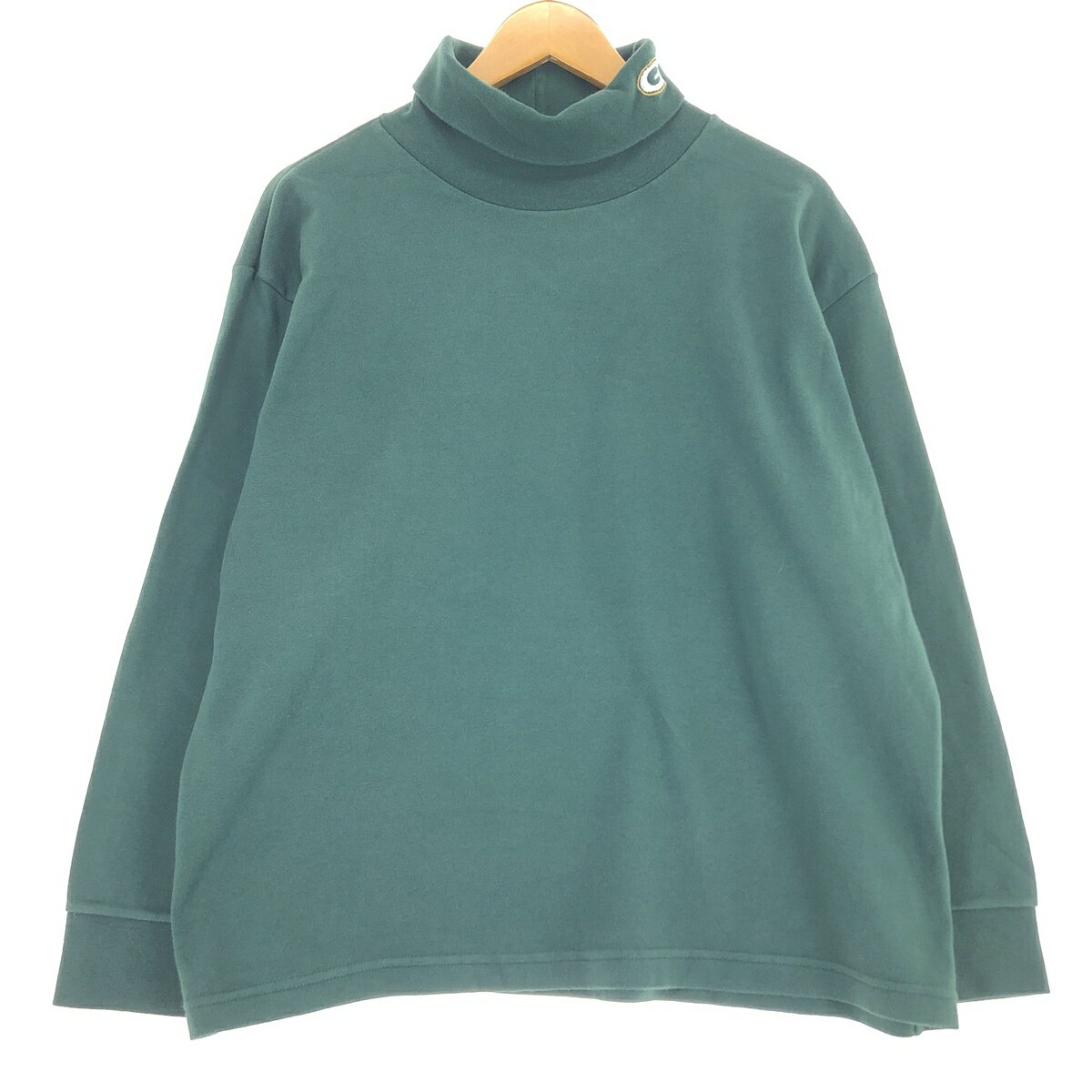古着 GAMEDAY NFL GREEN BAY PACKERS グリーンベイパッカーズ タートルネック ロングTシャツ ロンT メンズXXL相当 /eaa432424 【中古】 【240811】 【SS2509_30】