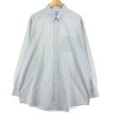 古着 ブルックスブラザーズ Brooks Brothers Est.1818 長袖 ボタンダウンストライプシャツ メンズXL /eaa433884 【中古】 【...