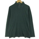 古着 チャップス CHAPS ハーフジップスウェットシャツ トレーナー メンズXL相当 /eaa434023 【中古】 【241010】 ss2503_30