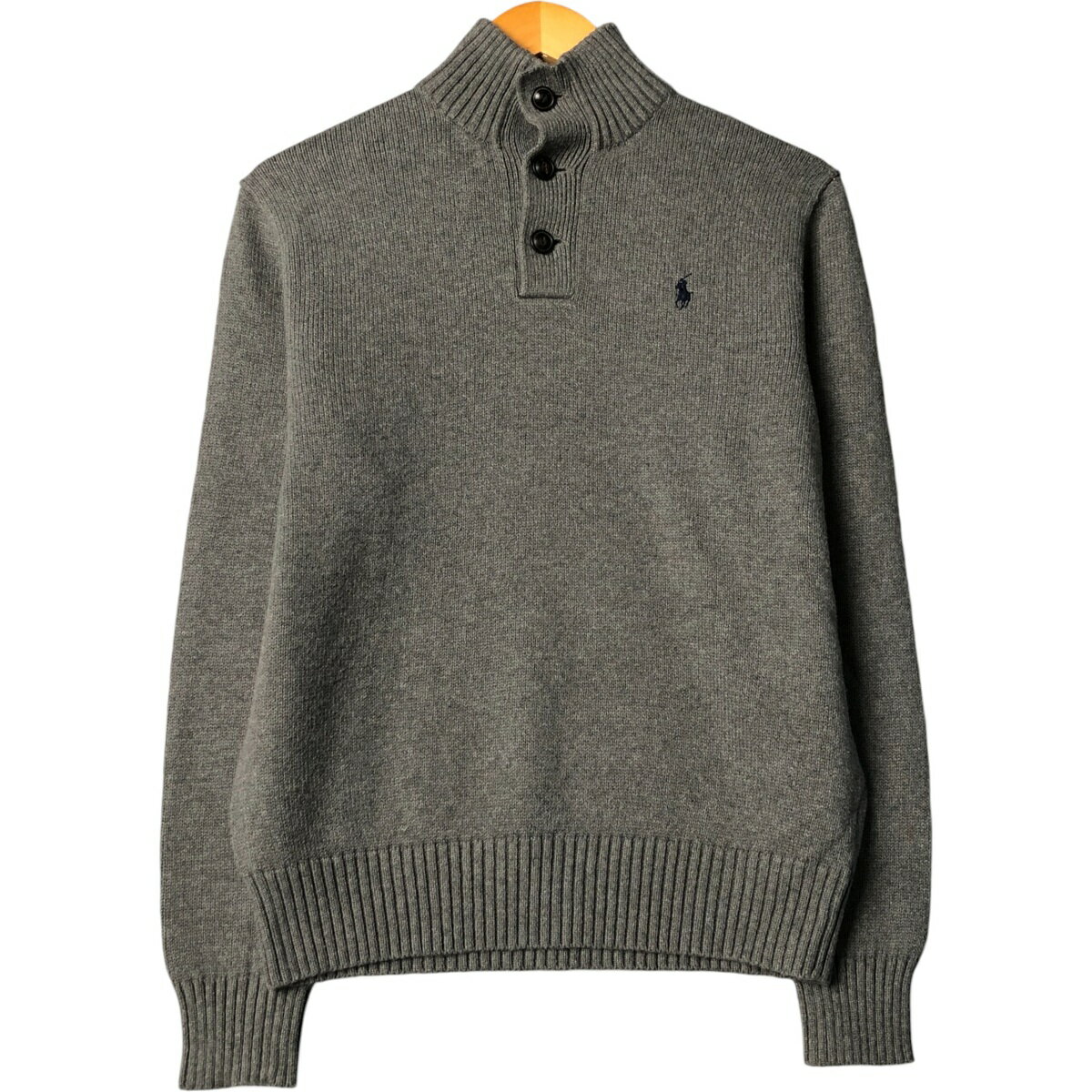 古着 ラルフローレン Ralph Lauren POLO RALPH LAUREN コットンニットハーフボタンセーター メンズXS相当 /eaa434376 【中古】 【251006】