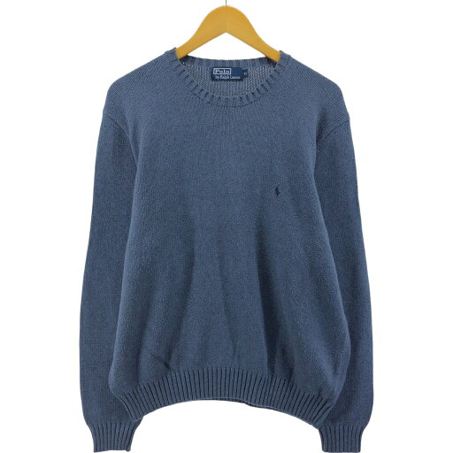 古着 ラルフローレン Ralph Lauren コットンニットセーター クルーネック(丸首) メンズXL相当 /eaa434487 【中古】 【241208】 古着 ラルフローレン Ralph Lauren コットンニットセーター クルーネック(丸首) メンズXL相当 /eaa434487 【中古】 【241208】