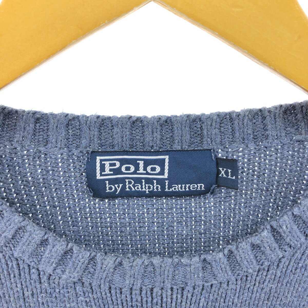 古着 ラルフローレン Ralph Lauren コットンニットセーター クルーネック(丸首) メンズXL相当 /eaa434487 【中古】 【241208】