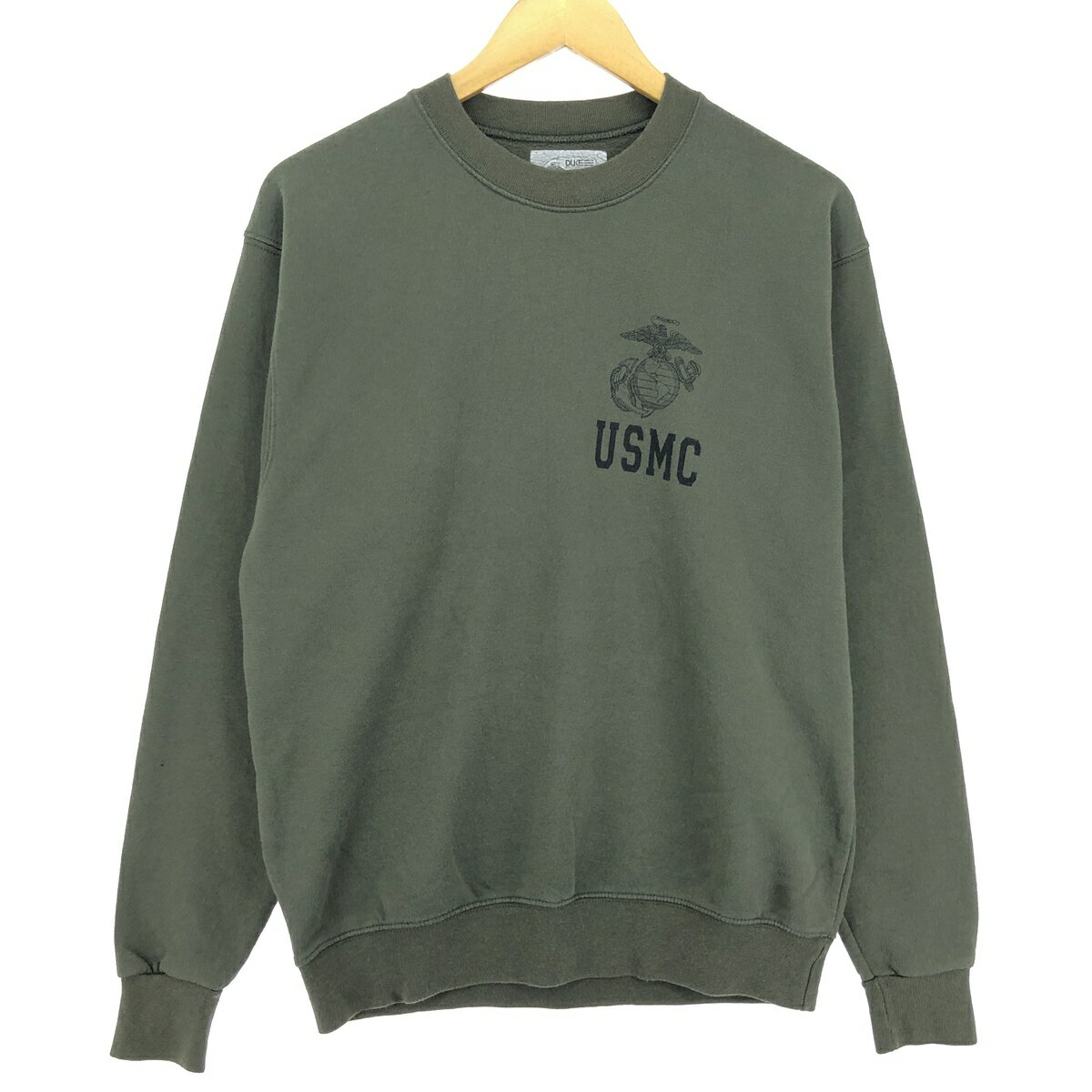 古着 Duke Athletic USMC アメリカ海兵隊 プリント スウェットシャツ トレーナー メンズS相当 /eaa434913 【中古】 【241111】 【SS2506_30】