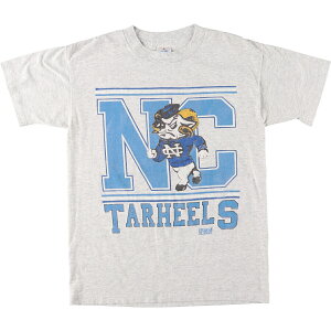 古着 80~90'S MILLER NORTH CAROLINA ノースカロライナ大学 カレッジTシャツ USA製 メンズL ヴィンテージ /eaa435360 【中古】 【240411】