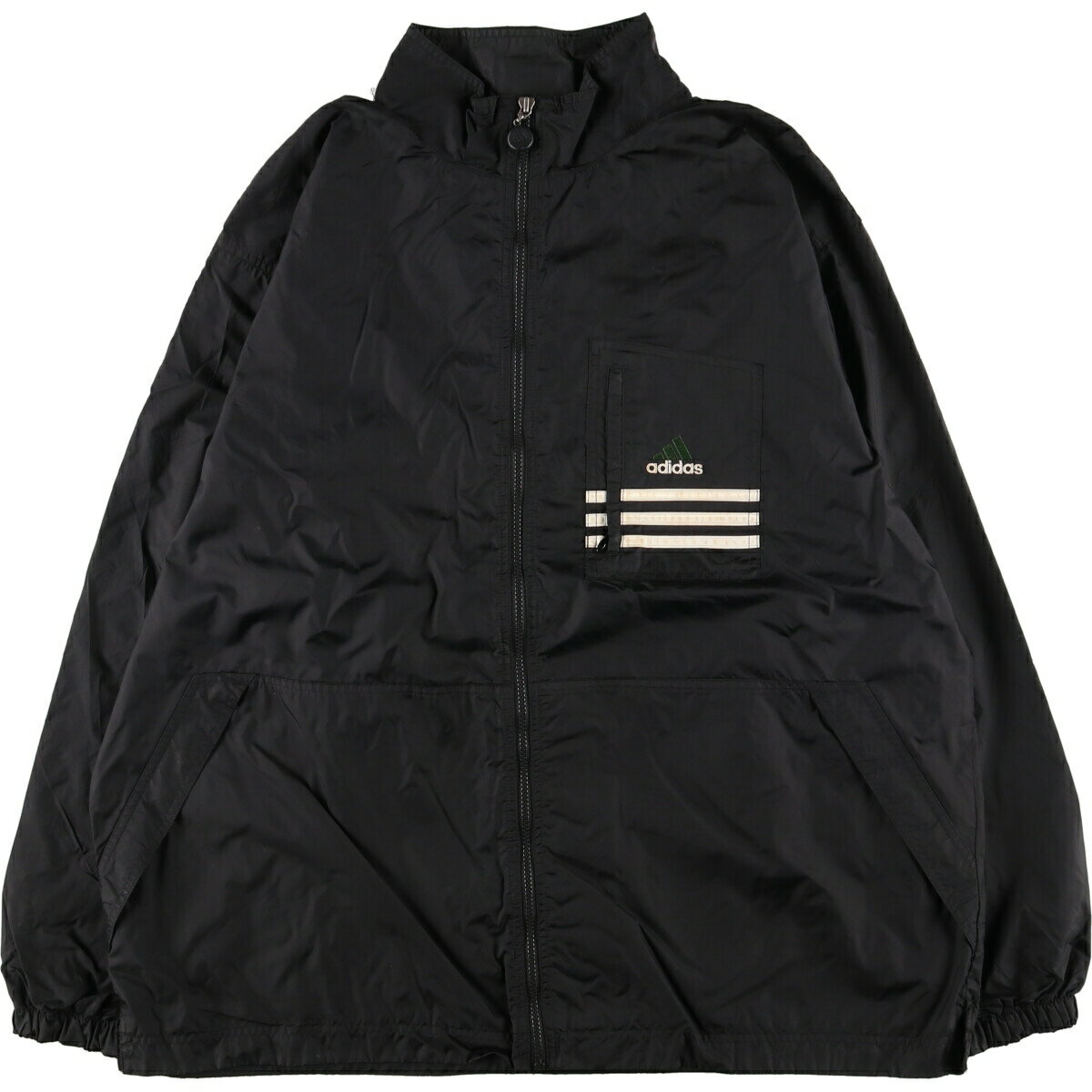 古着 90'S アディダス adidas バックロゴ ナイロンジャケット メンズXXL ヴィンテージ /eaa435579 【中古】 【240407】