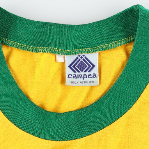 古着 80~90'S CAMPEA CBF ブラジルサッカー連盟 サッカーユニフォーム ゲームシャツ ヴィンテージ /eaa436104 【中古】 【240413】 【SS2509_30】