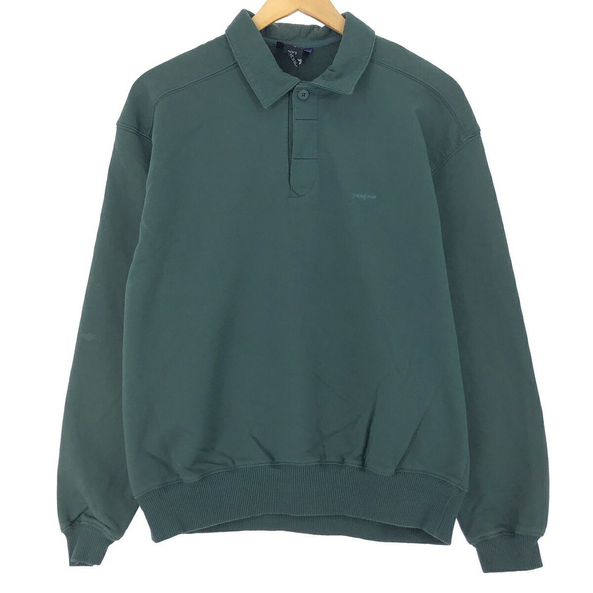 古着 94年製 パタゴニア Patagonia 雪なしタグ 襟付きハーフボタン スウェットシャツ トレーナー メンズXS /eaa436783 【中古】 【240422】