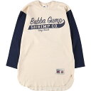 古着 00 039 S BUBBA GUMP FORREST GUMP フォレストガンプ ロングTシャツ ロンT メンズM /eaa438382 【中古】 【240421】