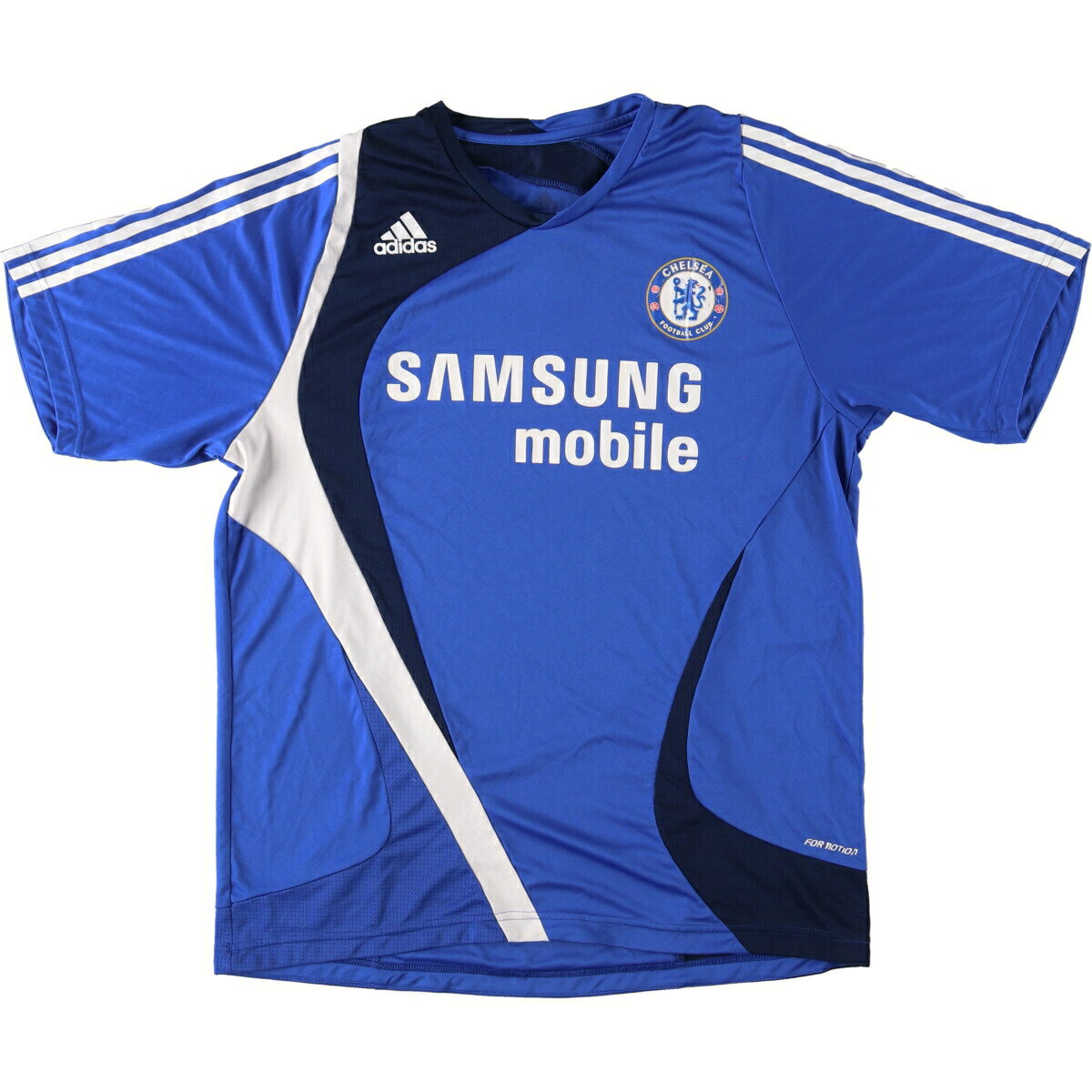 古着 00'S アディダス adidas CHELSEA チェルシーFC Vネック サッカーユニフォーム ゲームシャツ レディースS /eaa438474 【中古】 【240415】