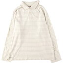 古着 90'S ラルフローレン Ralph Lauren CHAPS チャップス 長袖 ボーダー ポロシャツ メンズL ヴィンテージ /eaa438642 【中古】 【240420】(4)