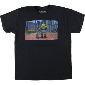 古着 SHREK シュレック 映画 ムービーTシャツ メンズL /eaa438986 【中古】 【240419】