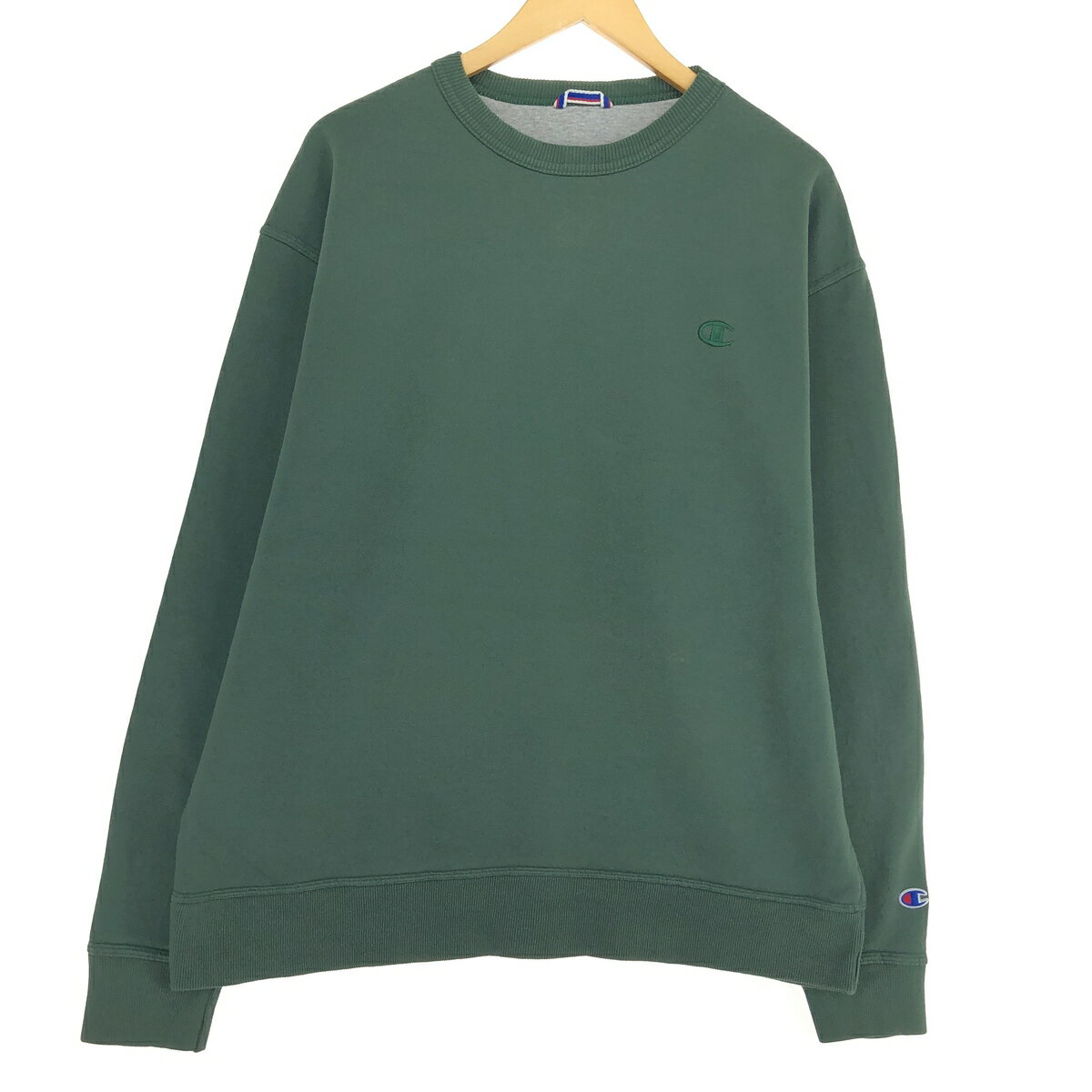 古着 チャンピオン Champion AUTHENTIC ATHLETICWEAR ワンポイントロゴスウェットシャツ トレーナー メンズXL相当 /eaa439033 【中古】 【240901】 【ss2601_10】