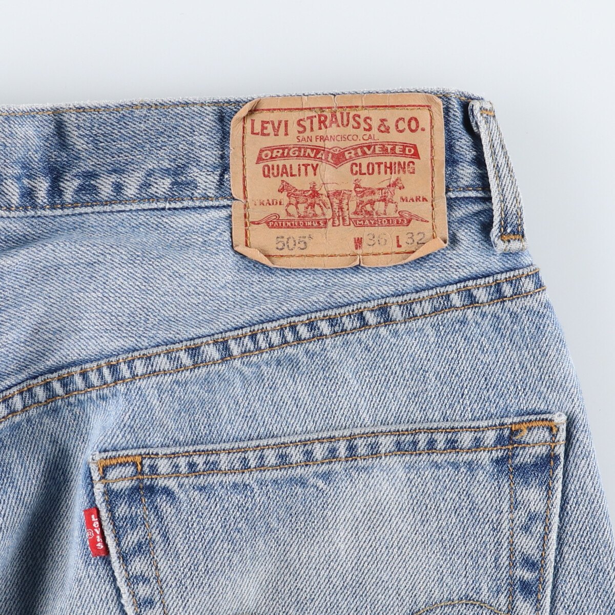 古着 00'S リーバイス Levi's 505 REGULAR FIT テーパードデニムパンツ メンズw36相当 /eaa439533 【中古】 【250112】