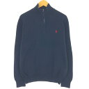 古着 ラルフローレン Ralph Lauren POLO RALPH LAUREN ハーフジップスウェットシャツ トレーナー メンズL相当 /eaa439742...