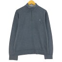 古着 ラルフローレン Ralph Lauren POLO RALPH LAUREN PERFORMANCE ハーフジップスウェットシャツ トレーナー メンズM相当 /eaa439779 【中古】 【241020】 【SS2506_30】(4)