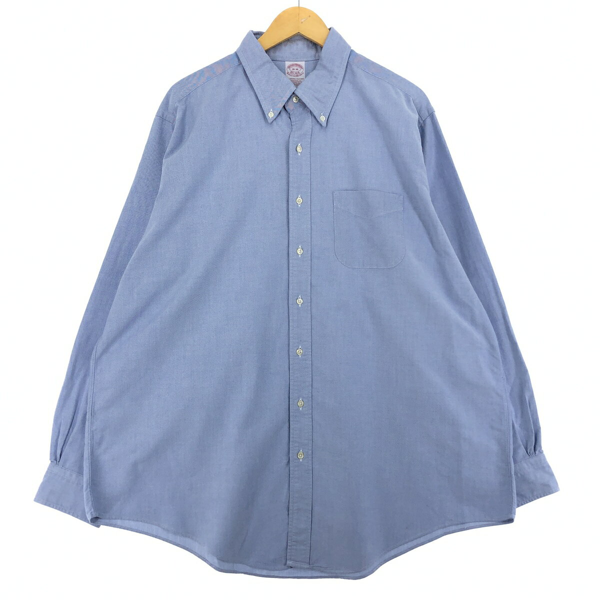 古着 ブルックスブラザーズ Brooks Brothers Est.1818 長袖 ボタンダウンシャツ USA製 メンズXL /eaa441115 【中古】 【240502】 ss2501_30