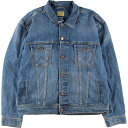 古着 ビッグサイズ ラングラー Wrangler デニムジャケット メンズXXXL /eaa441312 【中古】 【240504】