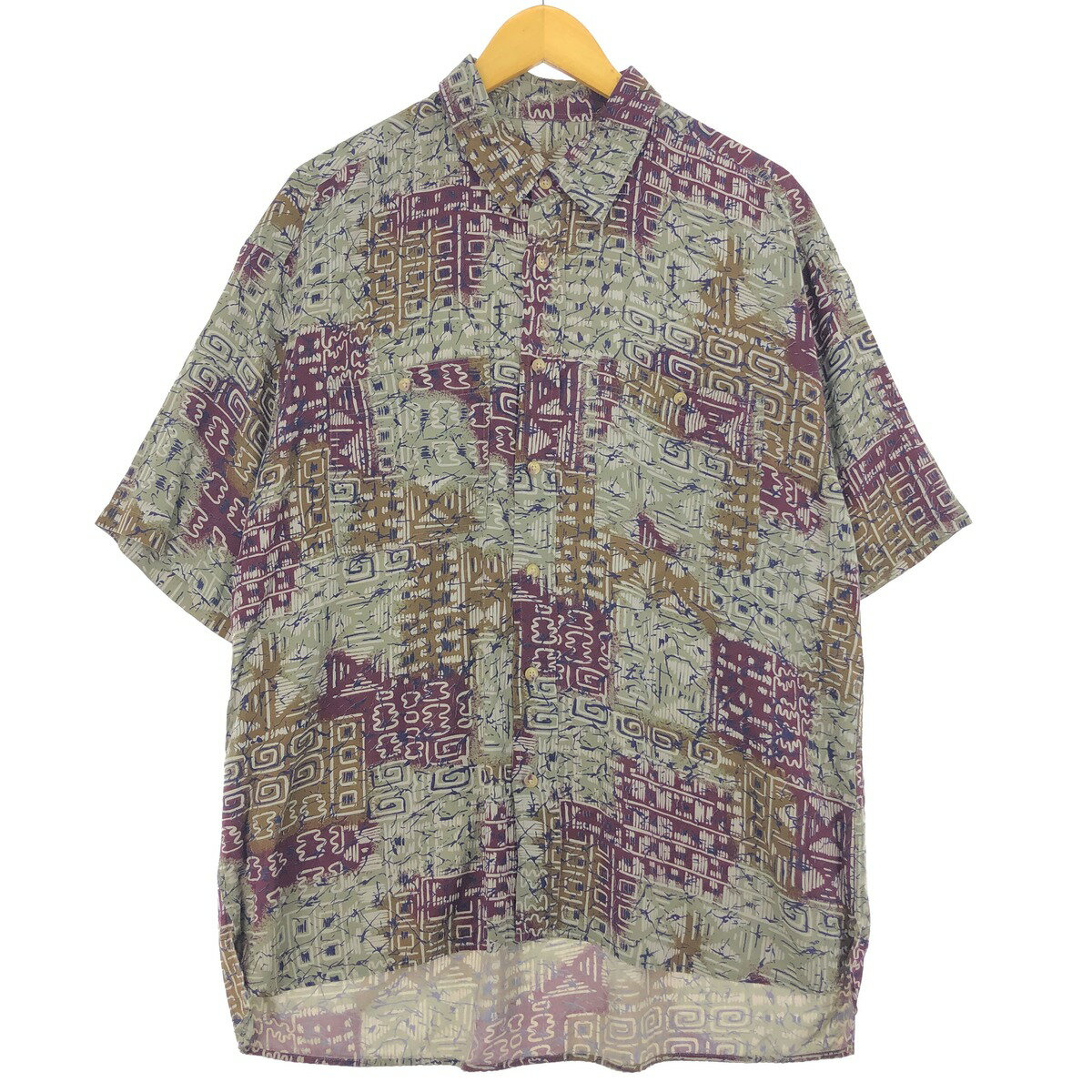 古着 THE HEARTLAND 総柄 半袖シャツ メンズXL /eaa441487 【中古】 【240428】 【SS2506_10】