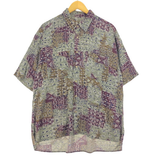 古着 THE HEARTLAND 総柄 半袖シャツ メンズXL /eaa441487 【中古】 【240428】 【SS2506_10】