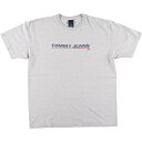 古着 トミーヒルフィガー TOMMY HILFIGER JEANS 半袖 プリントTシャツ メンズL /eaa441944 【中古】 【240427】