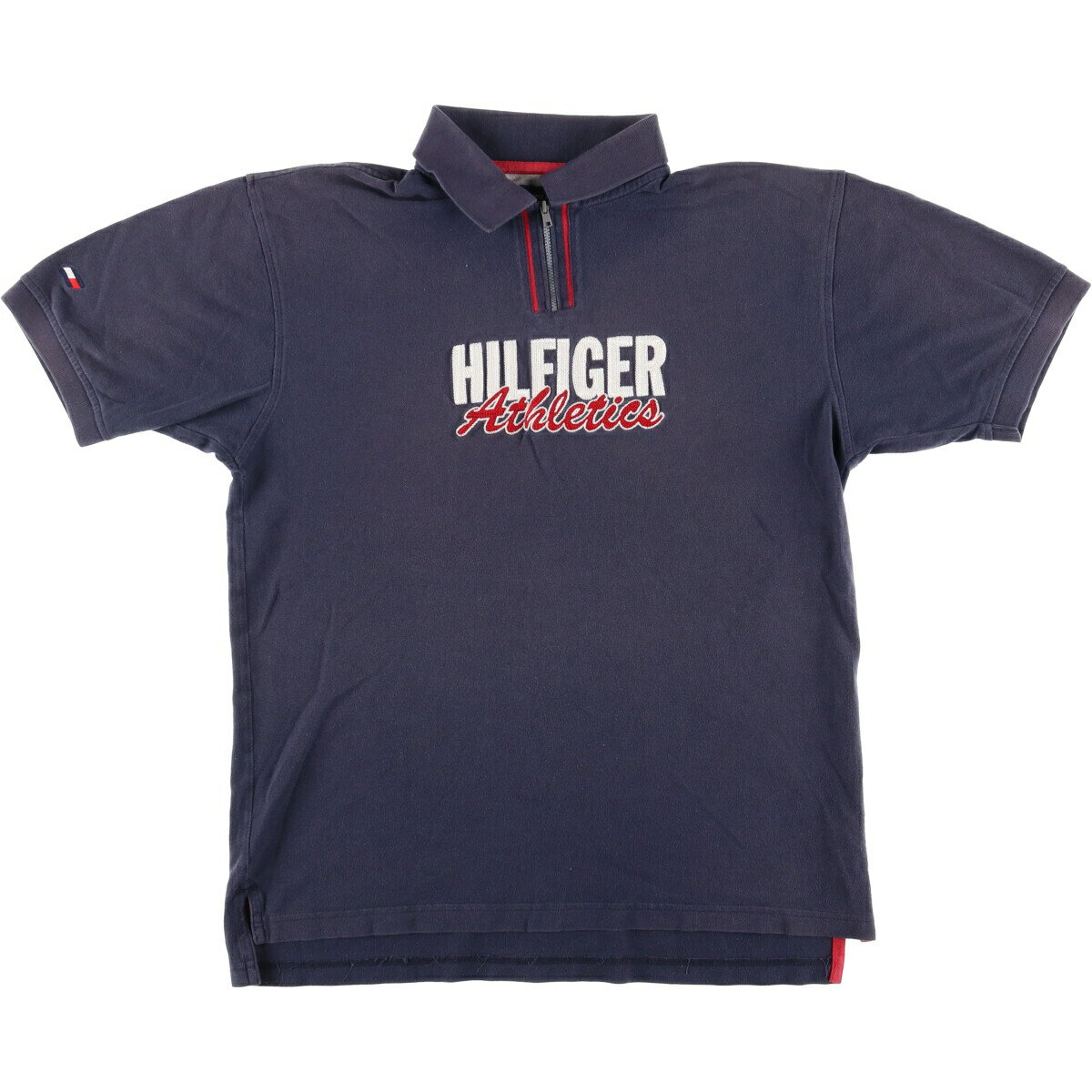 古着 トミーヒルフィガー TOMMY HILFIGER ATHLETICS 半袖 ポロシャツ メンズL /eaa442410 【中古】 【240512】 【SS2509_30】