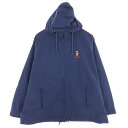 古着 DISNEYLAND POOH くまのプーさん コットンパーカー メンズL /eaa442450 【中古】 【240509】 【SS2506_50】