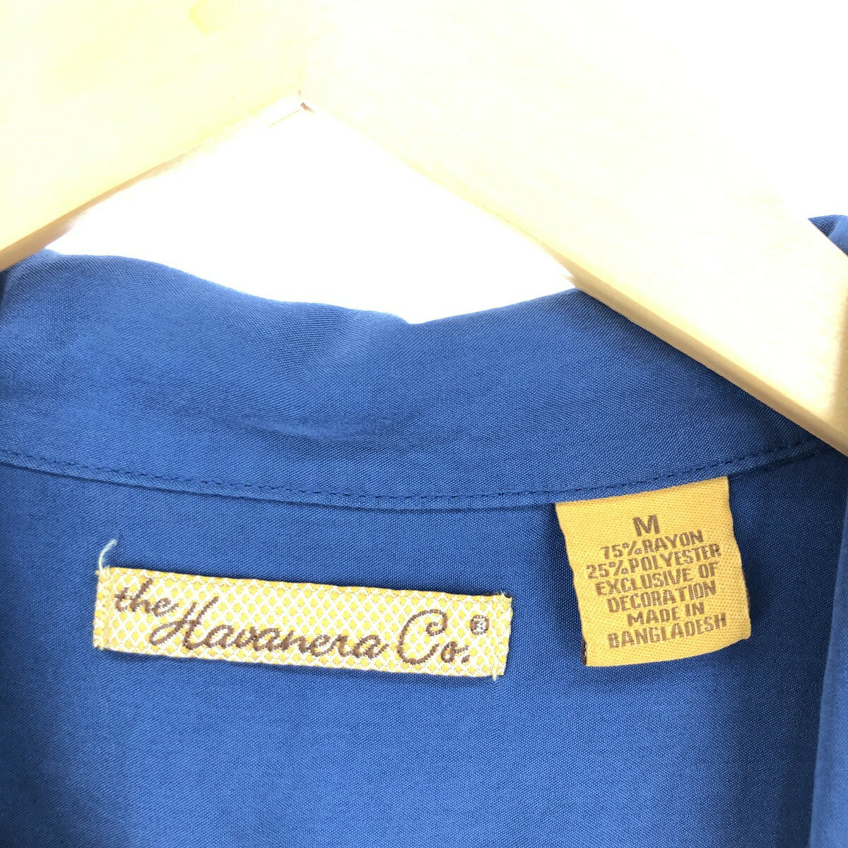 古着 the Hawanera オープンカラー 半袖 レーヨン ツートンシャツ メンズM /eaa442612 【中古】 【240505】