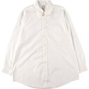 古着 ブルックスブラザーズ Brooks Brothers Est.1818 長袖 ボタンダウンシャツ メンズXL /eaa443161 【中古】 【24050...