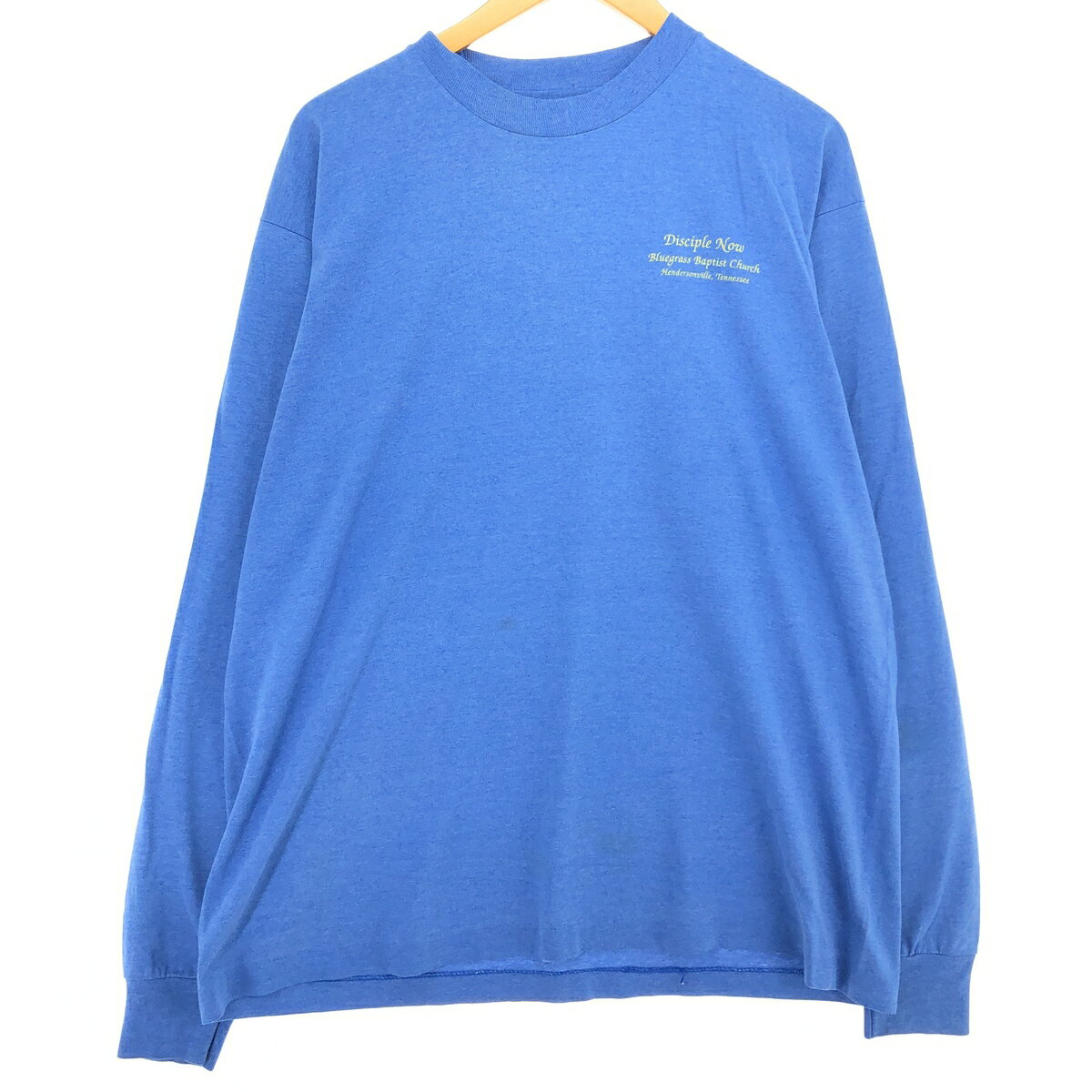 古着 90'S バックプリント ロングTシャツ ロンT メンズL ヴィンテージ /eaa443586 【中古】 【240701】