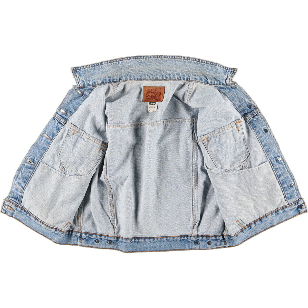 古着 90'S リーバイス Levi's デニムジャケット Gジャン USA製 レディースM ヴィンテージ /eaa444358 【中古】 【240427】