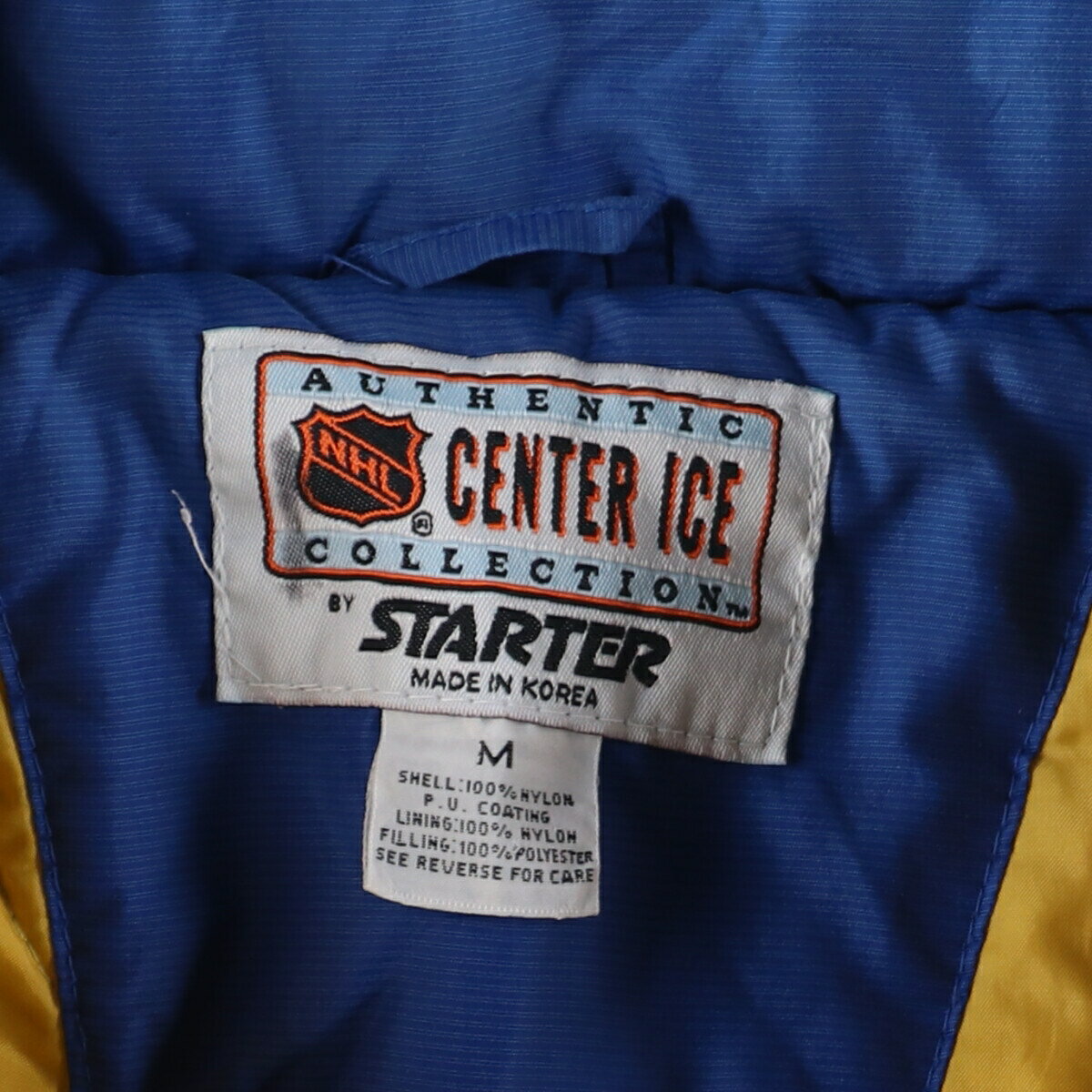古着 90'S スターター Starter NHL SAINT LOUIS BLUES セントルイスブルース 中綿アノラックパーカー パファージャケット メンズM相当 ヴィンテージ /eaa444557 【中古】 【241115】 ss2503_30