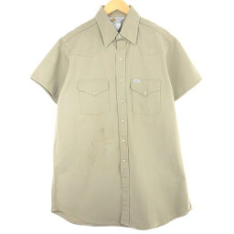 古着 90'S カーハート Carhartt 半袖 ウエスタンシャツ メンズXL ヴィンテージ /eaa444601 【中古】 【240422】