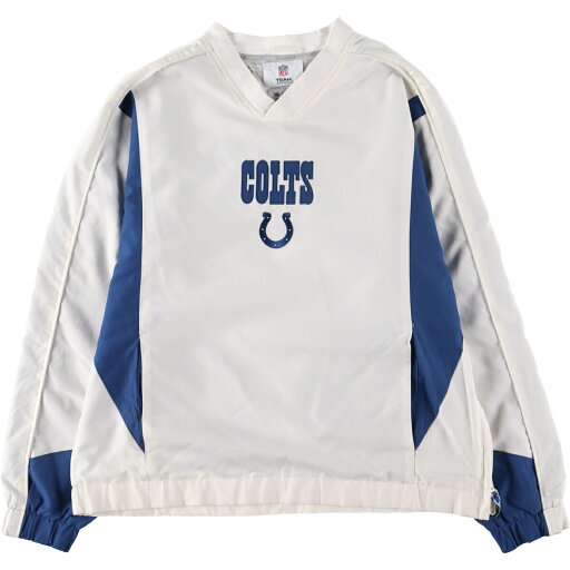 古着 NFL INDIANAPOLIS COLTS インディアナポリスコルツ Vネック ウォームアッププルオーバー メンズM /eaa444889 【中古】 【240424】 【SS2509_10】 古着 NFL INDIANAPOLIS COLTS インディアナポリスコルツ Vネック ウォームアッププルオーバー メンズM /eaa444889 【中古】 【240424】 【SS2509_10】