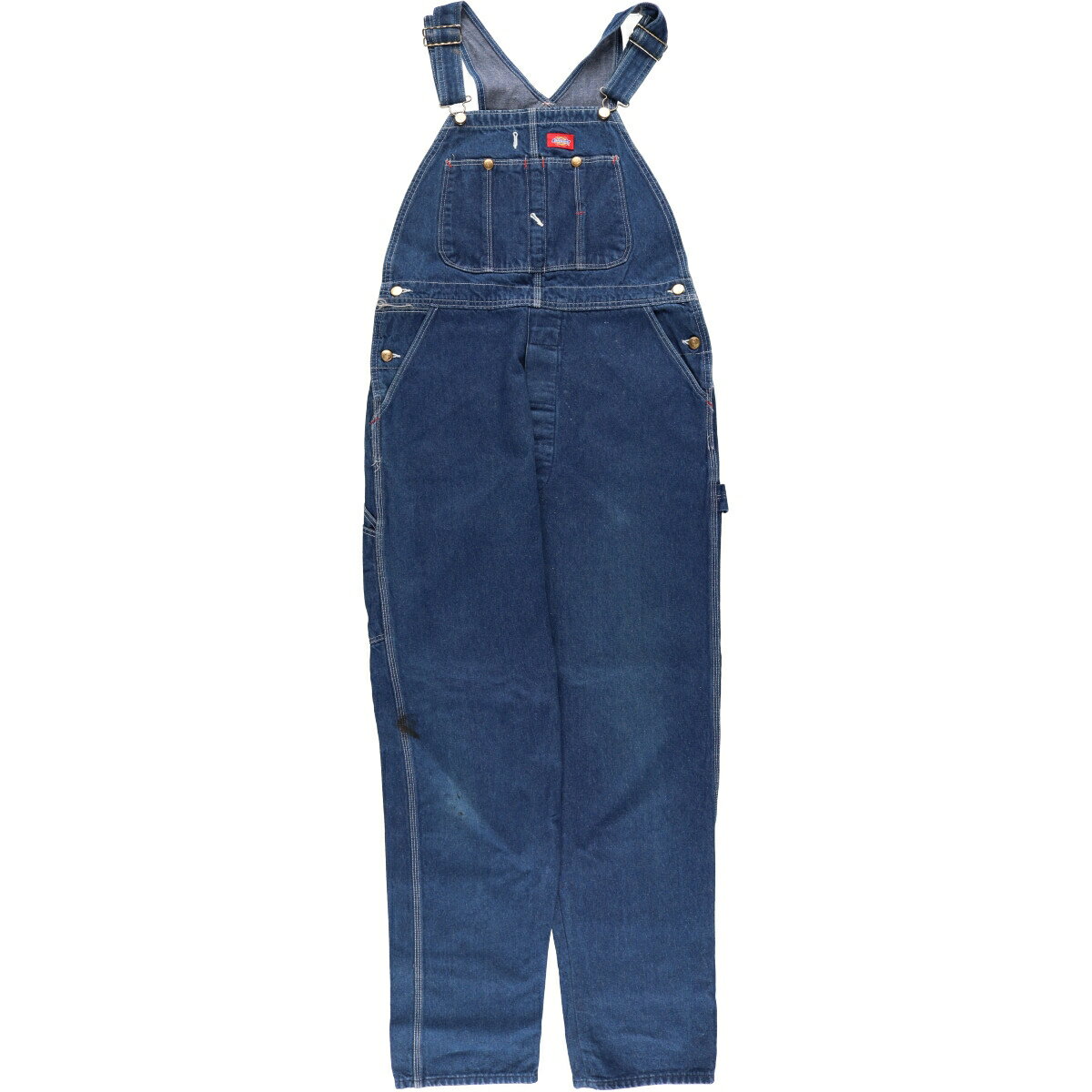 古着 ディッキーズ Dickies デニムオーバーオール メンズw34 /eaa445275 【中古】 【240701】 【SS2506_30】
