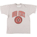 古着 80'S スクリーンスターズ SCREEN STARS OHIO STATE オハイオ州立大学 カレッジTシャツ USA製 メンズL ヴィンテージ /eaa445856 【中古】 【240505】