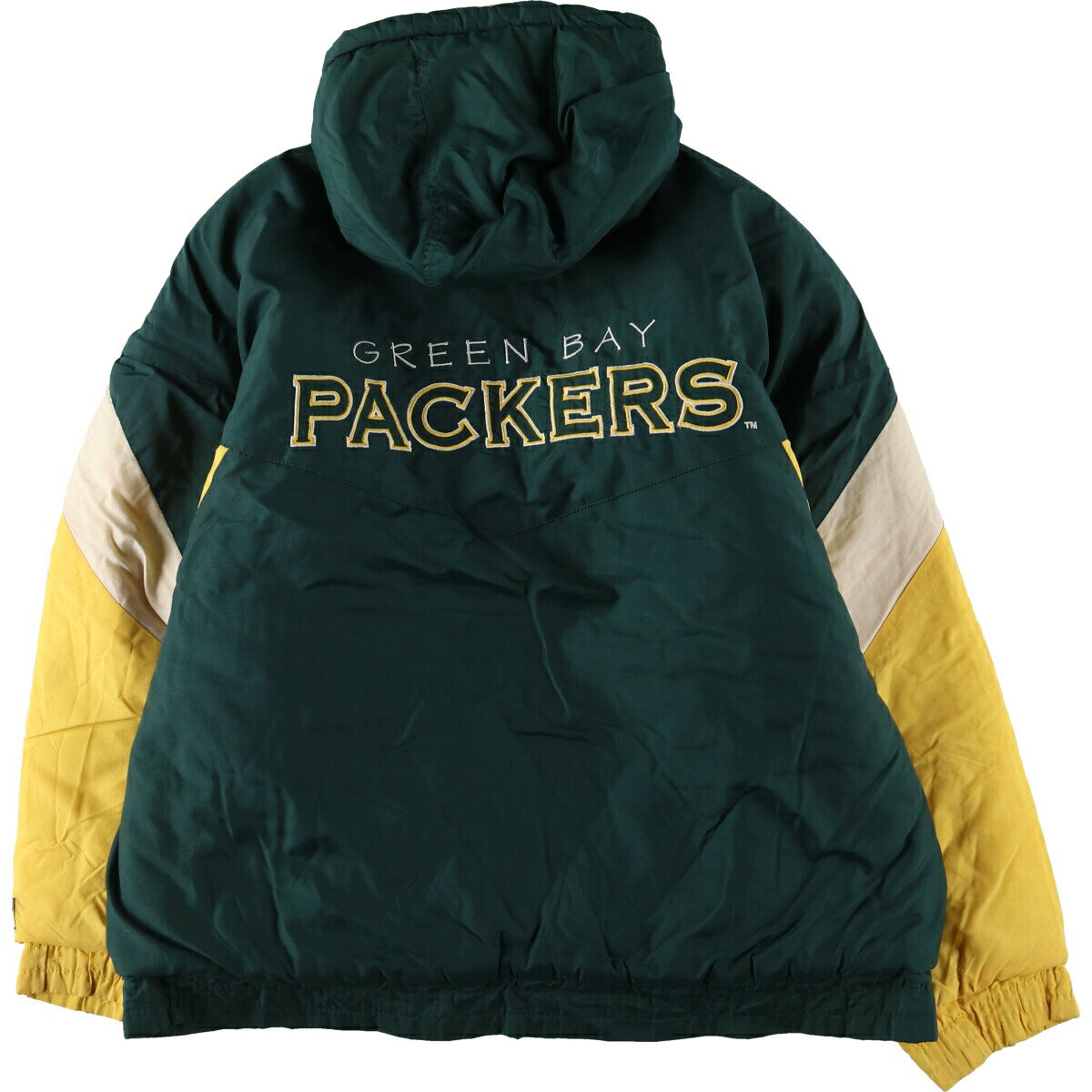 古着 90'S LOGO7 NFL GREEN BAY PACKERS グリーンベイパッカーズ 中綿パーカー パファージャケット メンズL相当 ヴィンテージ /eaa447889 【中古】 【241115】 【SS2506_30】