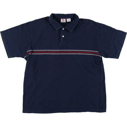 古着 リーバイス Levi's 半袖 ボーダー ポロシャツ メンズL /eaa448329 【中古】 【240523】 【SS2506_30】 古着 リーバイス Levi's 半袖 ボーダー ポロシャツ メンズL /eaa448329 【中古】 【240523】 【SS2506_30】