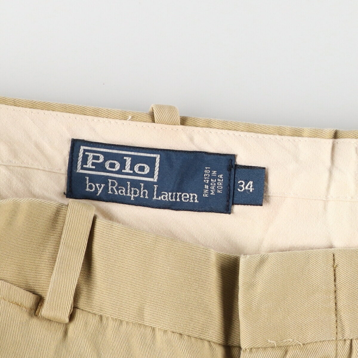 古着 ラルフローレン Ralph Lauren POLO by Ralph Lauren チノパンツ メンズw34 /eaa448426 【中古】 【240705】 ss2503_30