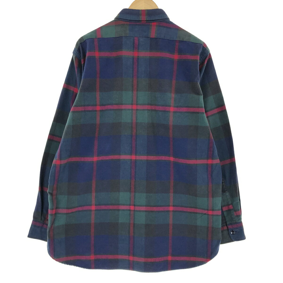 古着 エルエルビーン L.L.Bean チェック柄 長袖 シャモアクロスシャツ USA製 メンズL相当 /eaa448474 【中古】 【240902】 【SS2506_30】