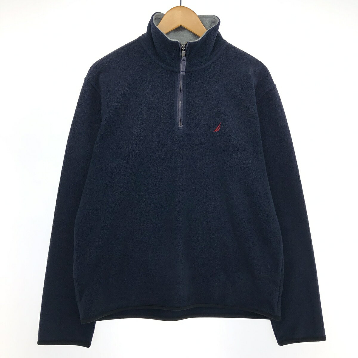古着 ノーティカ NAUTICA バックロゴ ハーフジップ フリースプルオーバー メンズS相当 /eaa449187 【中古】 【241109】 【ss2601_50】