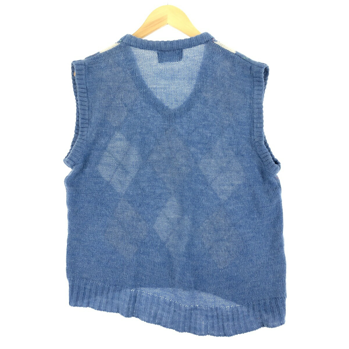 古着 アロー Arrow blazer アーガイル柄 Vネック アクリルニットベスト メンズM相当 /eaa449362 【中古】 【240923】 【SS2506_30】