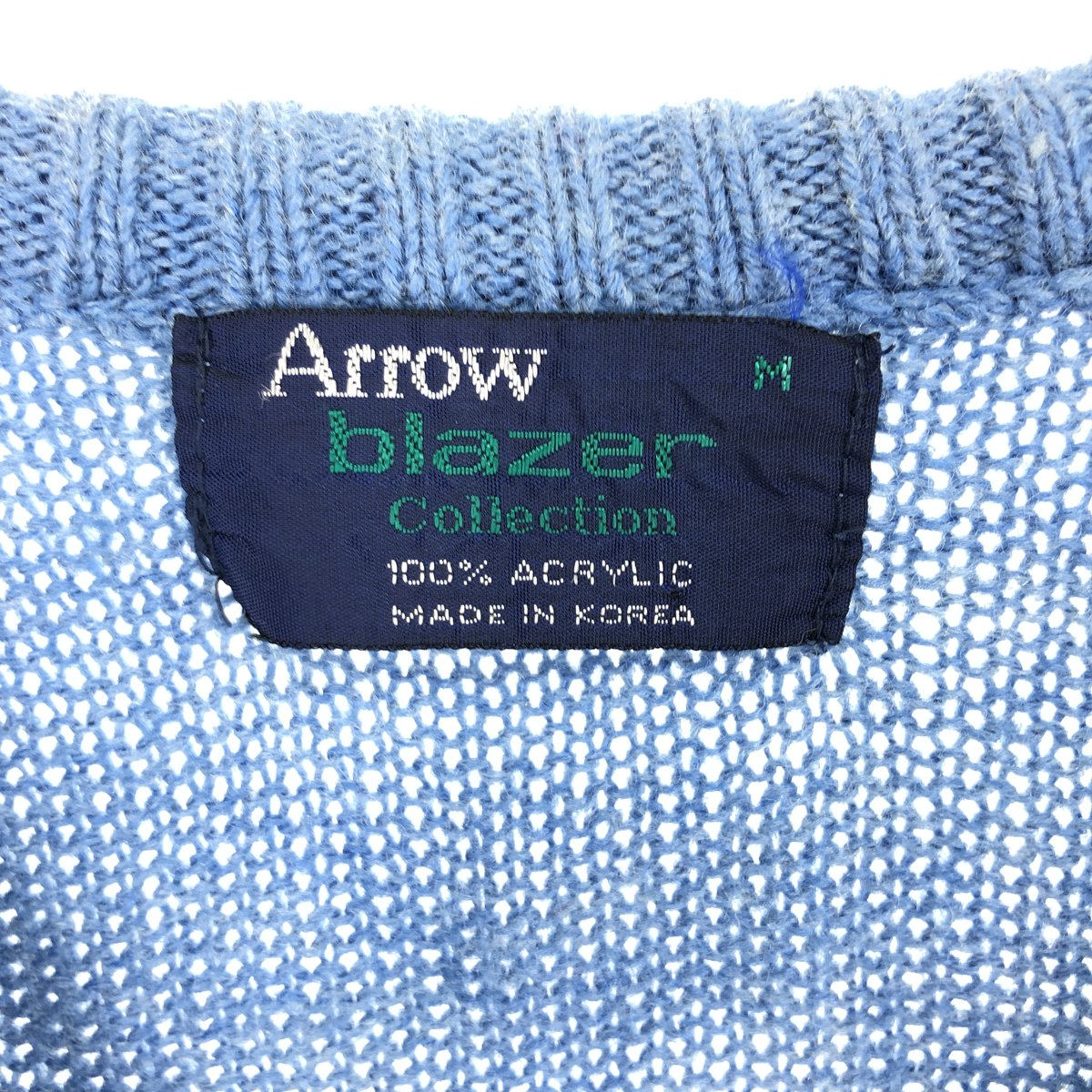 古着 アロー Arrow blazer アーガイル柄 Vネック アクリルニットベスト メンズM相当 /eaa449362 【中古】 【240923】 【SS2506_30】