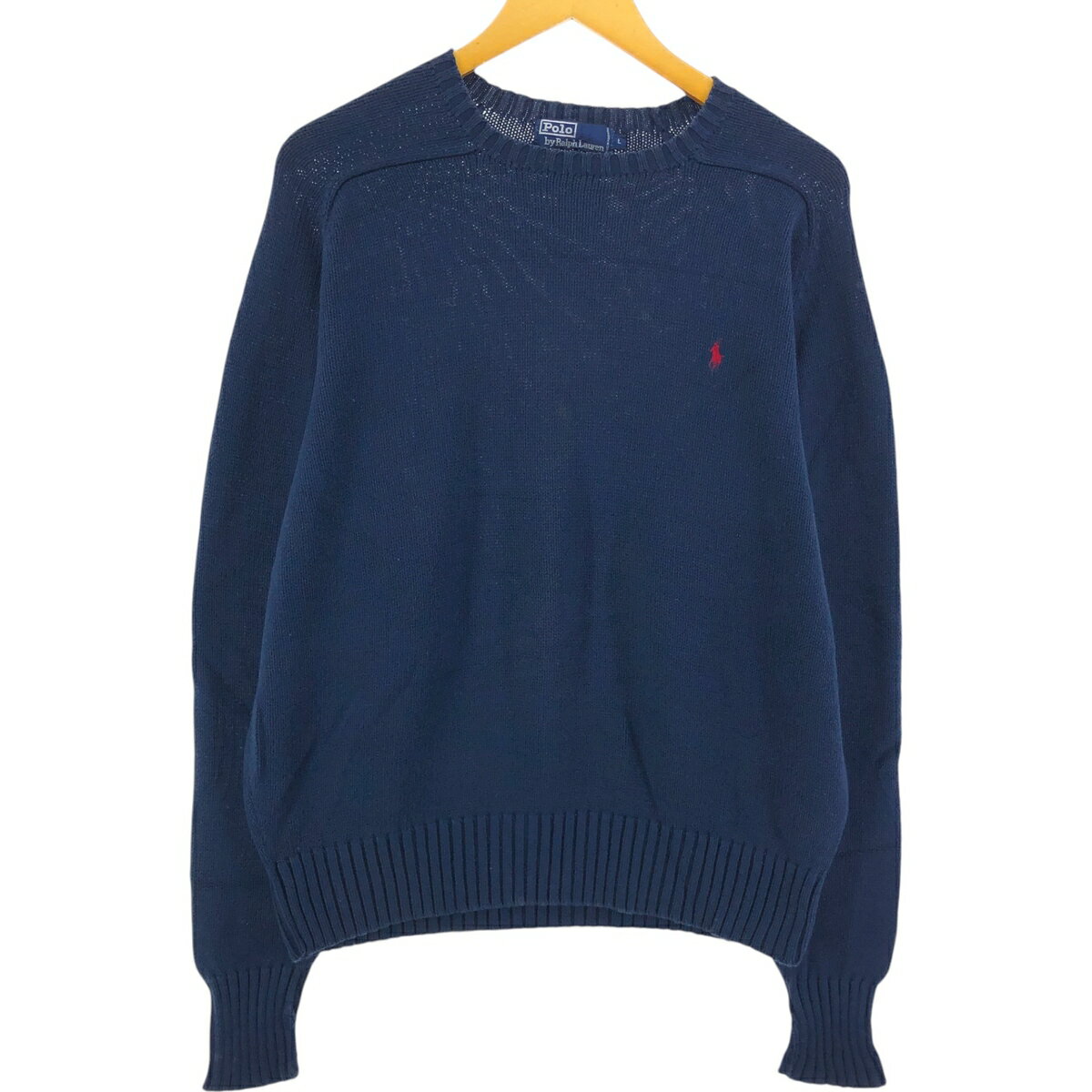 古着 ラルフローレン Ralph Lauren POLO by Ralph Lauren コットンニットセーター メンズL相当 /eaa449991 【中古】 【250315】