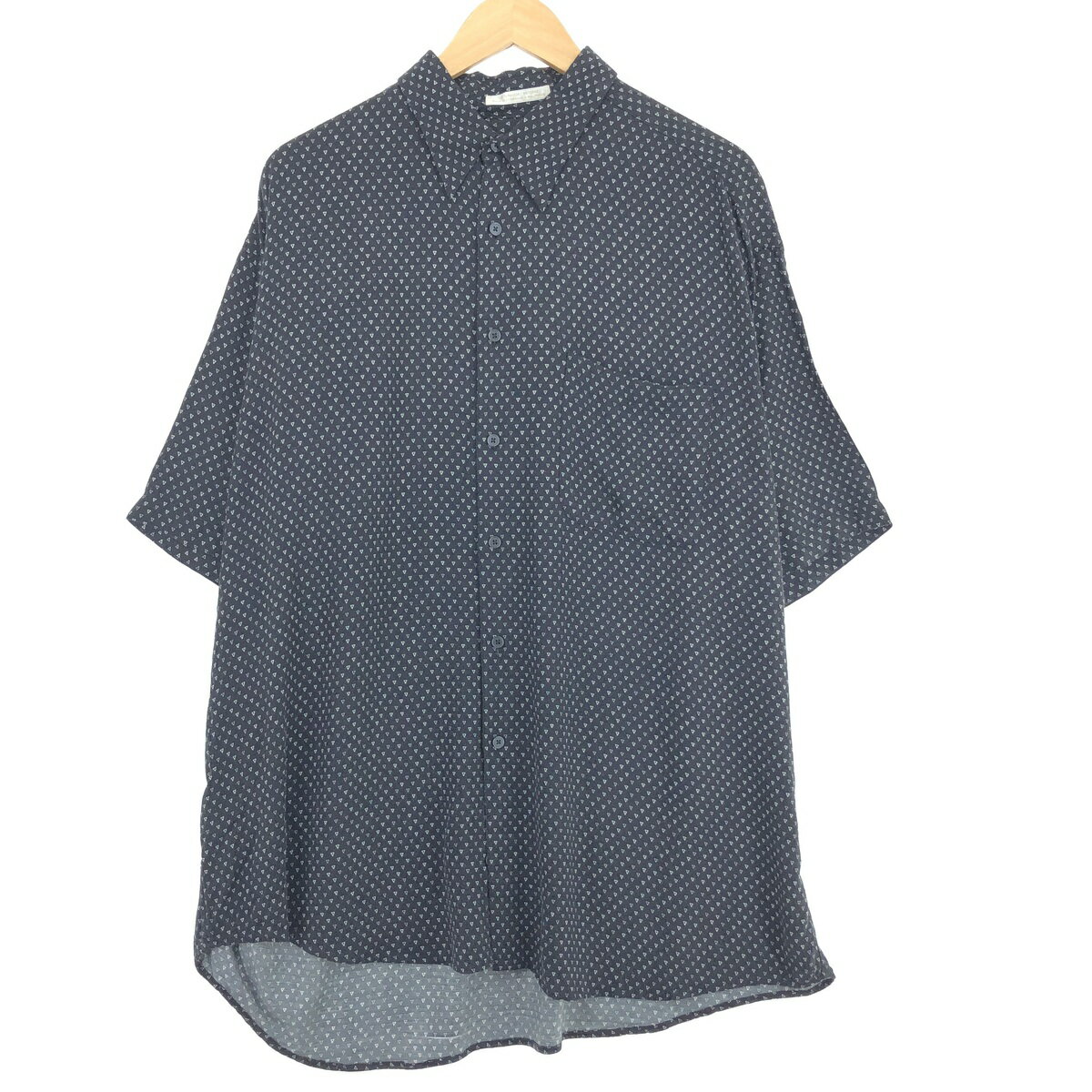 古着 PERRY ELLIS 総柄 半袖 レーヨンシャツ メンズXL /eaa450411 【中古】 【240528】 【SS2509_10】(4.0)