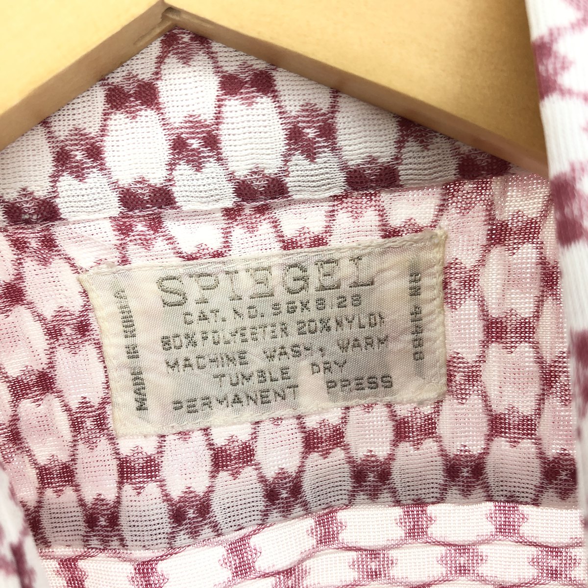 古着 70'S SPIEGEL 総柄 半袖 ポリシャツ メンズM ヴィンテージ /eaa450416 【中古】 【240528】 【SS2509_10】