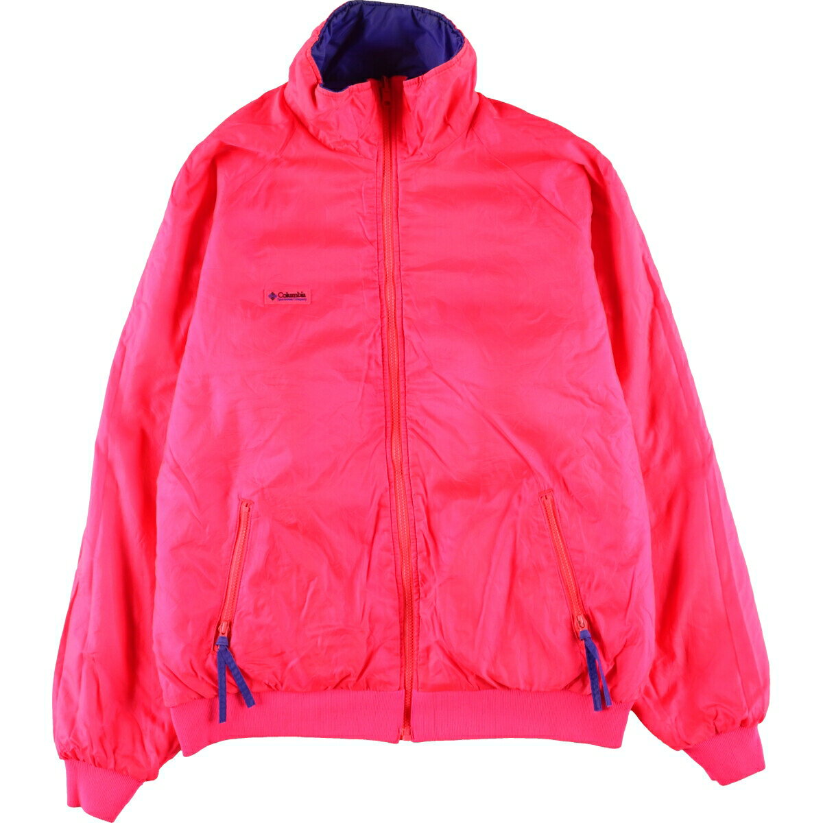 古着 80'S コロンビア Columbia 白タグ リバーシブル 中綿ジャケット パファージャケット メンズXL相当 ヴィンテージ /eaa451676 【中古】 【241129】 【SS2506_30】
