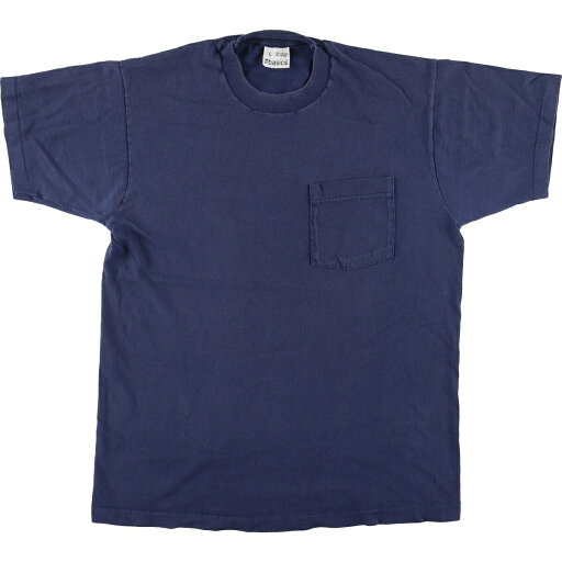 古着 90'S TREND BASICS 無地ポケットTシャツ USA製 メンズL ヴィンテージ /eaa451868 【中古】 【240608】 【SS2506_10】 古着 90'S TREND BASICS 無地ポケットTシャツ USA製 メンズL ヴィンテージ /eaa451868 【中古】 【240608】 【SS2506_10】