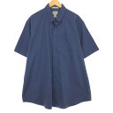古着 エルエルビーン L.L.Bean 半袖 ボタンダウンシャツ メンズXL /eaa452235 【中古】 【240601】 【SS2409_30%】(4)