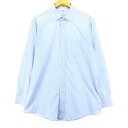 古着 ブルックスブラザーズ Brooks Brothers Est.1818 SLIM FIT 長袖 ストライプシャツ メンズL /eaa453204 【中古】...